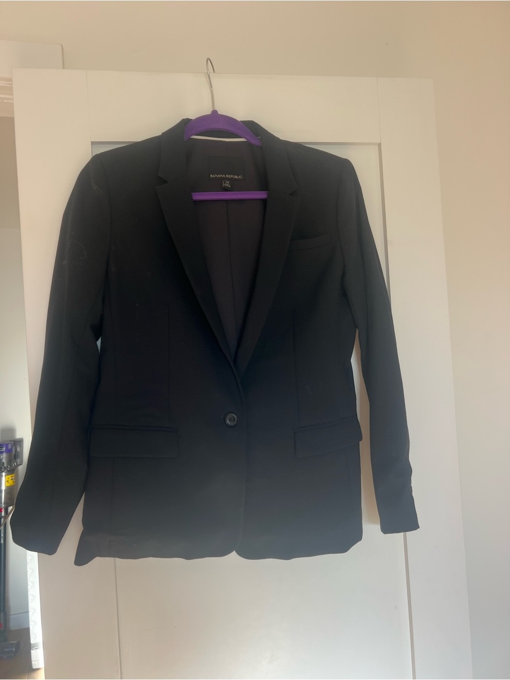 Banana Republic Black Women's Single-Button Blazer